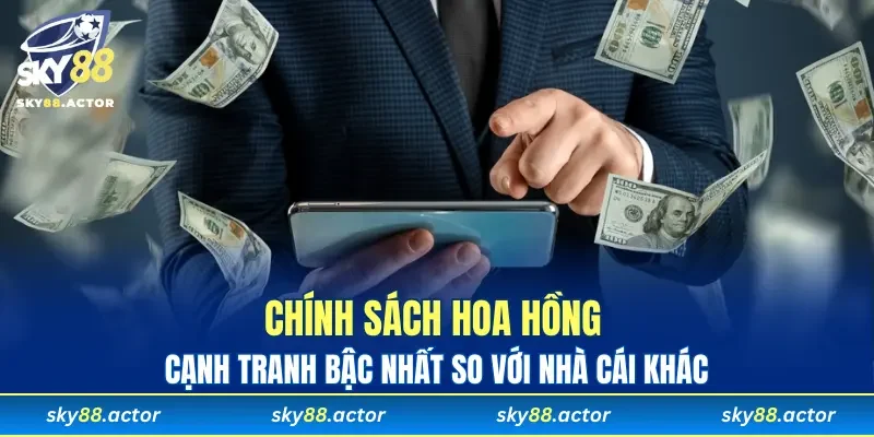Chính sách hoa hồng cạnh tranh bậc nhất so với nhà cái khác