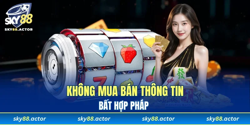 Không hỗ trợ với hoạt động mua bán bất hợp pháp